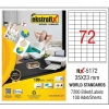 Ekstrafix Laser Etiket 35x23 Fix-5172