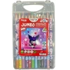 Fatih Hello Kids Jumbo Üçgen K.Boya 12 Renk Çantalı