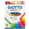 Giotto Yağlı Pastel Olio Maxi (Silindir) Askılı Paket 24 Lü 293800