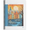 Gıpta City Spiralli Sert Kapak Defter 17x24 80 YP Kareli
