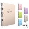 Gıpta Spiralli Plastik Kapak Defter Pastoral 17x24 96 YP Kareli