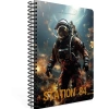 Gıpta Station Spiralli Karton Kapak Defter A4 80 YP Çizgili