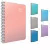 Gıpta Thebook spirals Spiralli Sert Kapak Defter A4 140 YP Kareli 5511