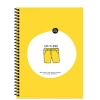 Hisli Şeyler Spiralli Karton Kapak Stickerli Defter 18,5x25 80 YP Kar.