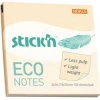 Hopax Stickn Yapışkanlı Not Kağıdı 100 YP 76x76 Eco Pastel Sarı HE21745