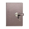 Hush Hush Kilitli Metalik Defter Kutulu 80 Gr 160 Yp Çiz.Platinum