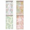 Keskin Color Defter Karton Kapak Spiralli La Plume Leaves 10x19 80 YP Çiz