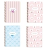 Keskin Color Spiralli Sert Kapak Defter Kurdele 16,5x22,5 120 Yp Çizgili