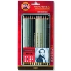 Koh-i Noor Set Aquarel Pencils Gey Line 3722 12