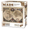 Ks Games Puzzle 2000 Hendrik Hondius Vintage World Map 22529