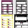 Kuromi Ders Programlı Etiket 3 Lü 220130-12