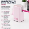 Mas Kalemtıraş Kollu Masa Tipi Plastik Büyük Pembe 6736