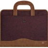 Önder Exc. Gizli Saplı Çift Fermuarlı Evrak Çantası Bordo 802-08