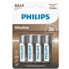 Philips AlKalın Kalem Pil AA 4 Lü