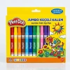 Play-Doh Keçeli Kalem 12 Renk Jumbo 7 MM Play-ke024