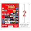 Tanex Laser Etiket 100 YP 105x297 Laser-Copy-Inkjet TW-2297