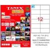 Tanex Laser Etiket 100 YP 105x48 Laser-Copy-Inkjet TW-2612