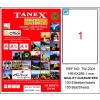 Tanex Laser Etiket 100 YP 199.6x289.1 Laser-Copy-Inkjet TW-2001