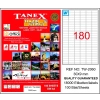 Tanex Laser Etiket 100 YP 30x9 Laser-Copy-Inkjet TW-2060