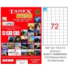 Tanex Laser Etiket 100 YP 35x23 Laser-Copy-Inkjet TW-2172