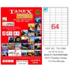Tanex Laser Etiket 100 YP 48.5x16.9 Laser-Copy-Inkjet TW-2564