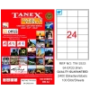 Tanex Laser Etiket 100 YP 64x33 Laser-Copy-Inkjet TW-2533