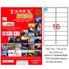 Tanex Laser Etiket 100 YP 99.1x34 Laser-Copy-Inkjet TW-2016