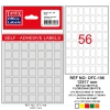 Tanex Ofis Etiketi Poşetli 12x17 MM Beyaz OFC-106