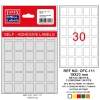 Tanex Ofis Etiketi Poşetli 19x23 MM Beyaz OFC-111