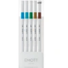 Uni-Ball Akrilik Uçlu Kalem Emott 0.4 MM Fine 5 Li Ada Renk