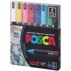 Uni-Ball Posca 0.7 Su Bazlı Poster Markörü Ana Renk 8 Li PC-1MR