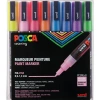 Uni-Ball Posca 0.9-1.3 Su Bazlı Poster Markörü Simli 8 Li PC-3M/8C