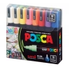 Uni-Ball Posca 1.8-2.5 Su Bazlı Boyama Markörü 16 Lı PC-5M/16C