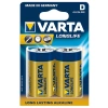 Varta AlKalın Büyük Boy Pil (D) Longlife Extra 2 Lİ