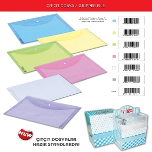 Abka Çıtçıtlı Dosya Mor