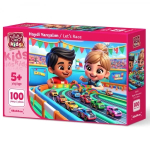Art Puzzle 100 Parça Haydi Yarışalım 35418