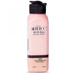 Artdeco Akrilik Boya 140 ML Açık Mercan 070R-3038
