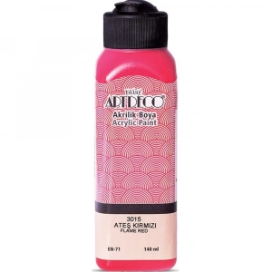 Artdeco Akrilik Boya 140 ML Ateş Kırmızı 070R-3015
