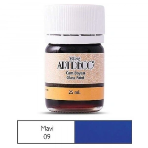 Artdeco Cam Boyası 25 Ml Öğrenci Tipi 09 Mavi