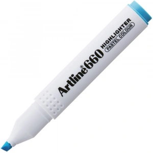 Artline Fosforlu Kalem Kesik Uç 1,0-4,0 MM Pastel Mavi EK-660N