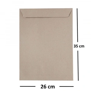 Asil Doğan Torba Zarf İmt Kraft Silikonlu 26x35 90 GR AS-0861