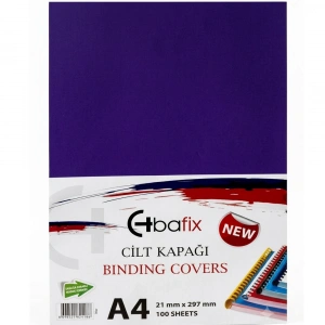 Bafix Cilt Kapağı Plastik Opak A4 160 MIC Mor