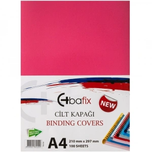 Bafix Cilt Kapağı Plastik Opak A4 160 MIC Pembe