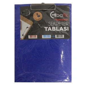 Bafix Kapaksız Sekreterlik Plastik A4 Mavi