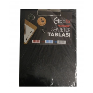 Bafix Kapaksız Sekreterlik Plastik A4 Siyah