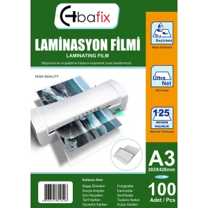 Bafix Laminasyon Filmi A3 125 MIC 303-426