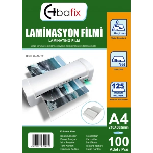 Bafix Laminasyon Filmi A4 125 Mıc 216-303