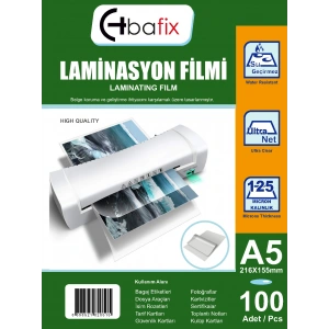 Bafix Laminasyon Filmi A5 125 MIC 216x155