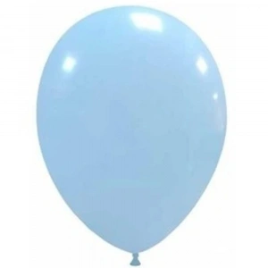 Balonevi Balon 12 Baskı Makaron Mavi 100 Lü