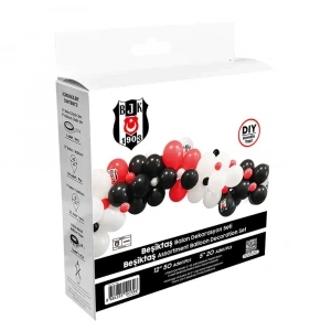 Balonevi Beşiktaş Asorti Balon Dekorasyon Set 70Li